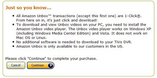 Illustration for article titled Hands-On: Amazon Unbox On TiVo, Working Together for Movie Downloading Hijinks